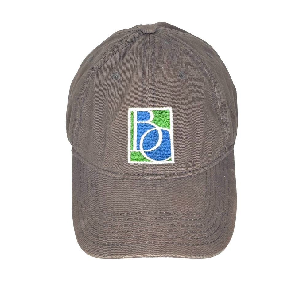 Otto Braxton Culler Furniture Hat Brown Washed Denim Promotional Strapback Cap